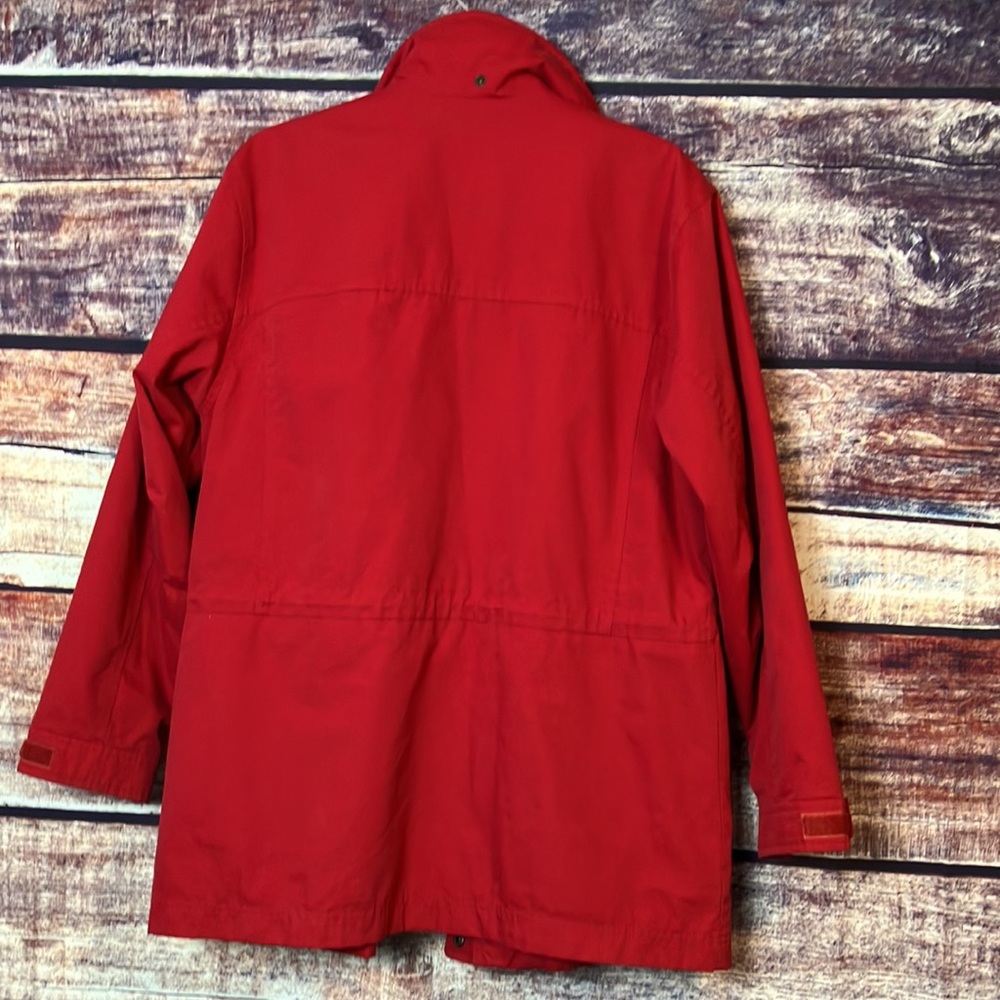 Pacific Trail Coat Chores Work Red Size Medium M Drawstring Women’s - Picture 11 of 14